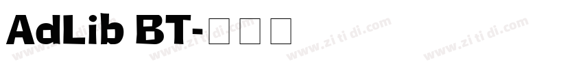 AdLib BT字体转换